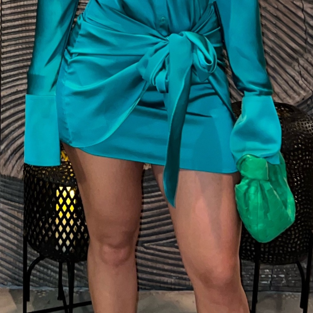 Rat and boa Elegant green Dress - Picture 4 of 4